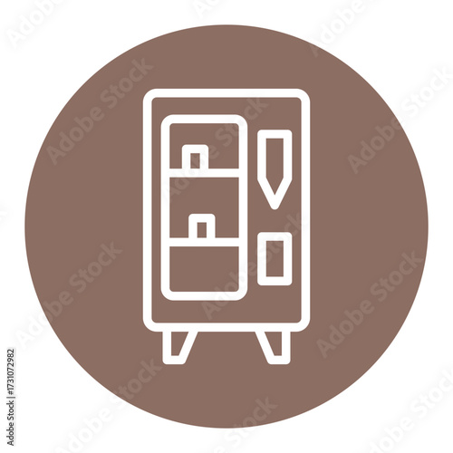 Vending Machine Vector Icons