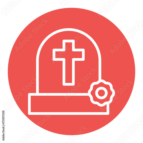 Cemetery Vector Icons