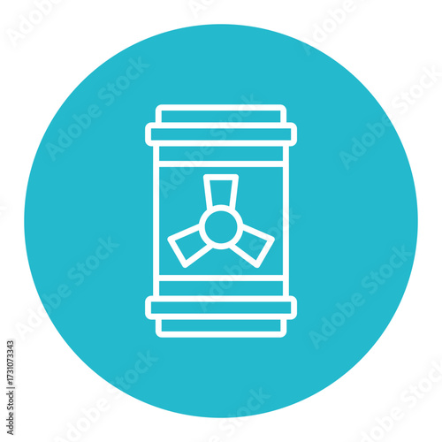 Nuclaer Tank Vector Icons