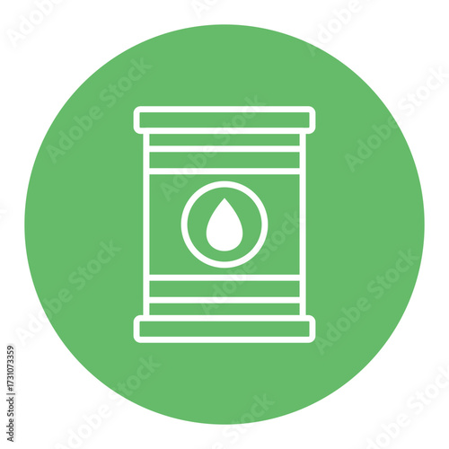 Oil Barrell Vector Icons