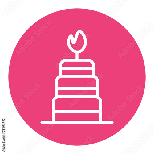 Wedding Cake Vector Icons