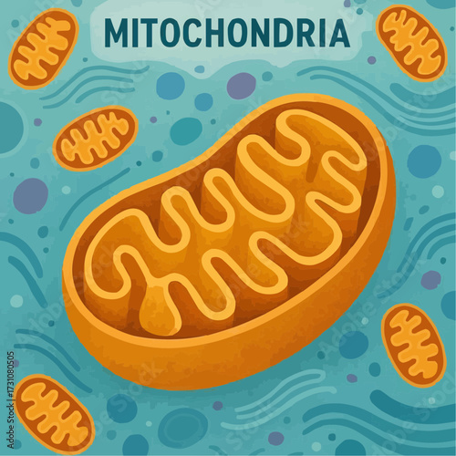 
representation of mitochondria
