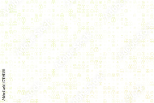 Subtle light green gift box outline pattern on white background, perfect for festive and celebratory designs, seamless repeating texture