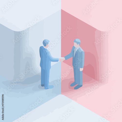 businessmen shaking hands