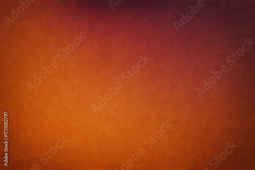 Vintage warm gradient with smoky orange plum and burnished gold subtle film grain