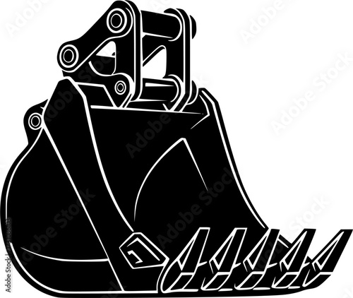 Excavator Bucket, Excavator Bucket Silhouette, Heavy Duty Bucket, Excavator Bucket Logo, Excavator Bucket Vector, Excavator Bucket Clipart.