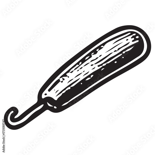 Vintage Hook Remover Tool Illustration