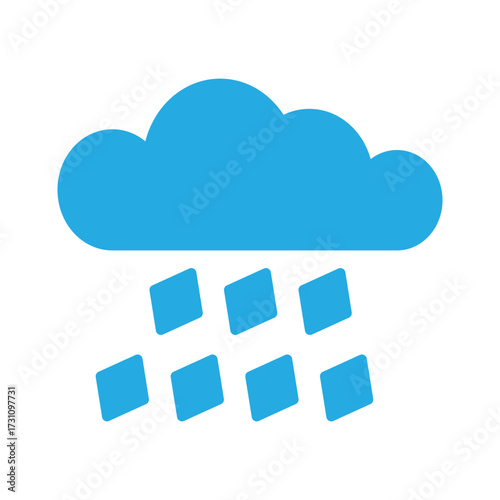 Hail icon design template