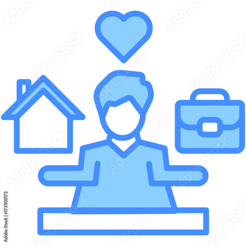 Work Life Balance Icon