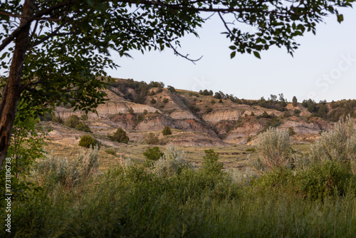 Theodore Roosevelt National Park Badlands