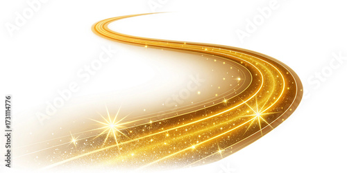 Magical Golden Stardust Road with Sparkling Light and Glitter Trail
Fantasy Shimmering Path of Stardust and Radiant Golden Glow