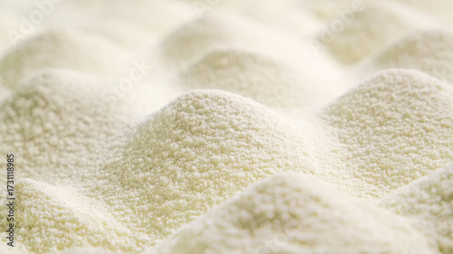 New Zealand Imported Whole Milk Powder Close-Up Macro Texture Background