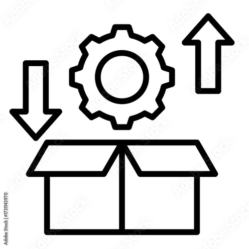 Import Export  Icon Set Multiple Style Collection