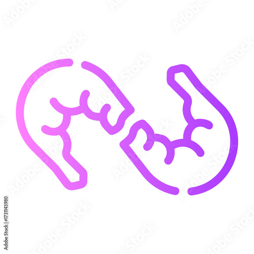 shrimps gradient icon
