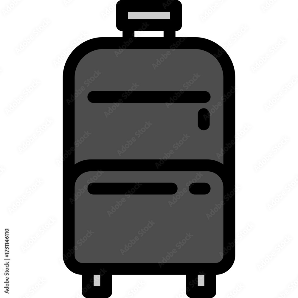 Obraz premium business bag icon vector sign symbol isolated