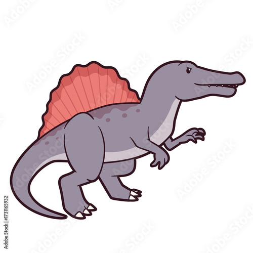 illustration of a spinosaurus ever for children