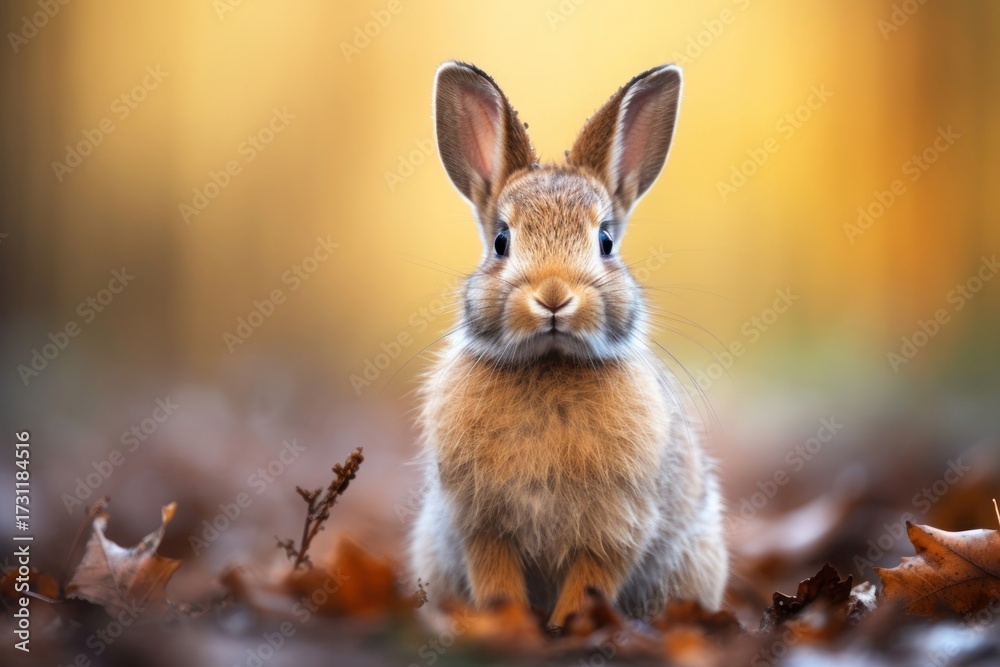 Fototapeta premium Rabbit wildlife animal rodent.