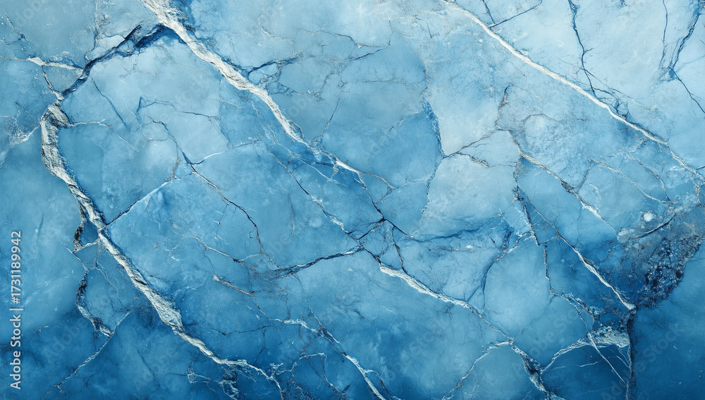 Obraz premium Blue marble surface background banner