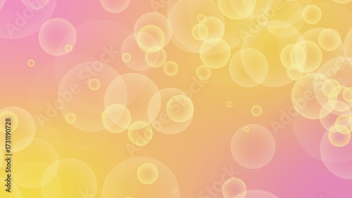 Beautiful bokeh bubble ball background loop video