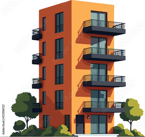 modern building in the city