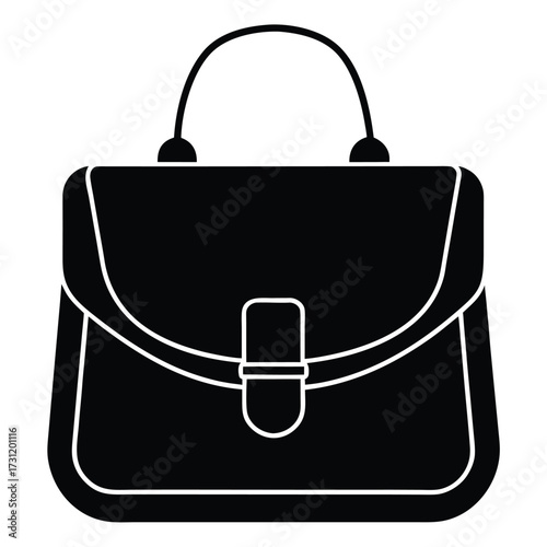 satchel purse vector icon