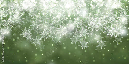 雪　クリスマス　冬　光　背景	