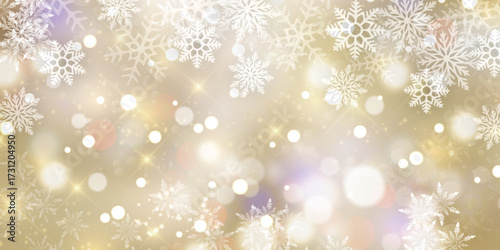 雪　クリスマス　冬　光　背景	