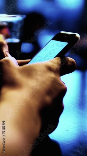 man using mobile phone
