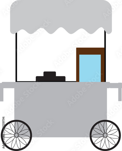 Food cart, advertings,