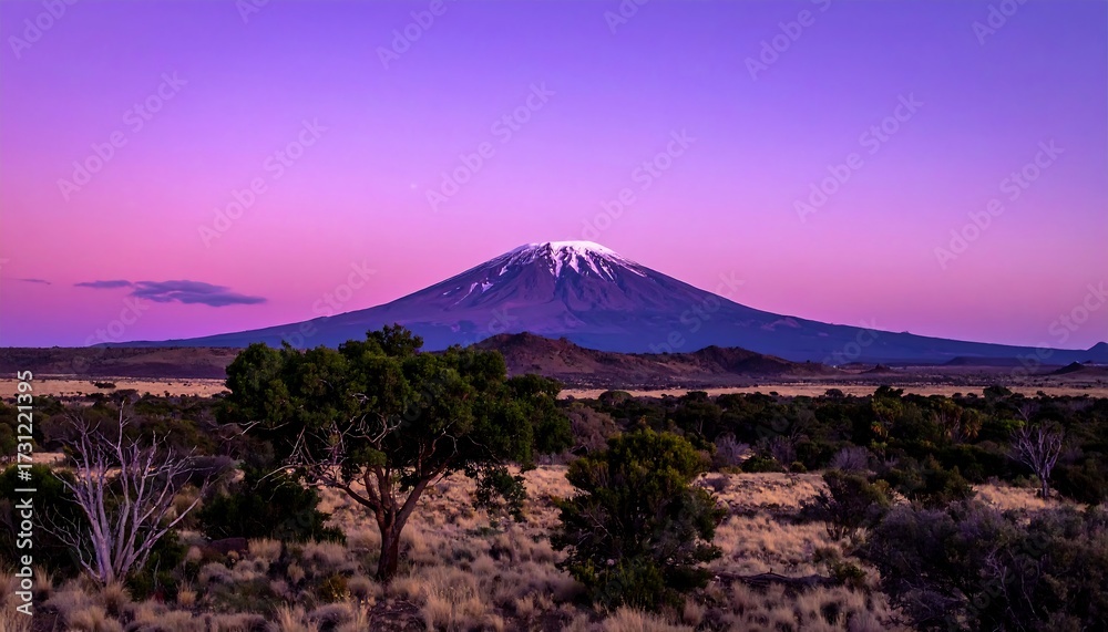 Fototapeta premium Majestic Mountain Sunrise View.