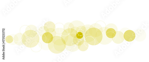 Abstract background with soft yellow circle. White and soft yellow  abstract modern transparency circle presentation background.