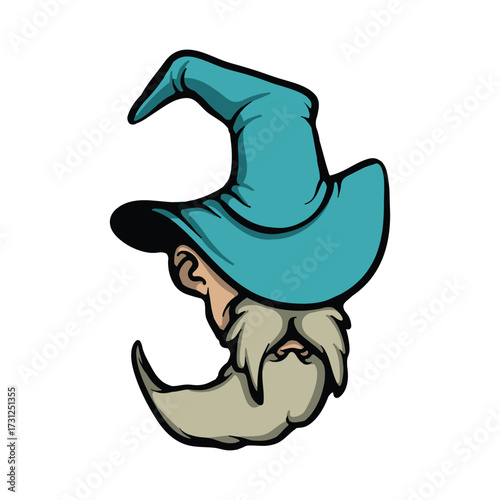 Wizard Cartoon Vector Illustration