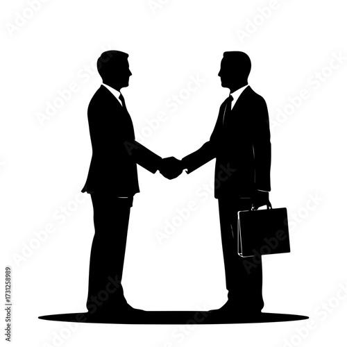 two businessmen shaking hands