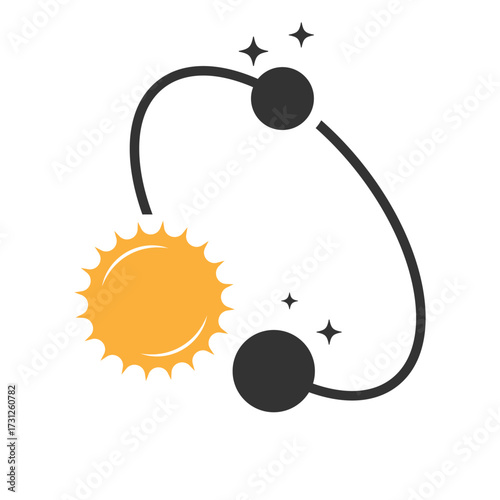 Solar system icon design