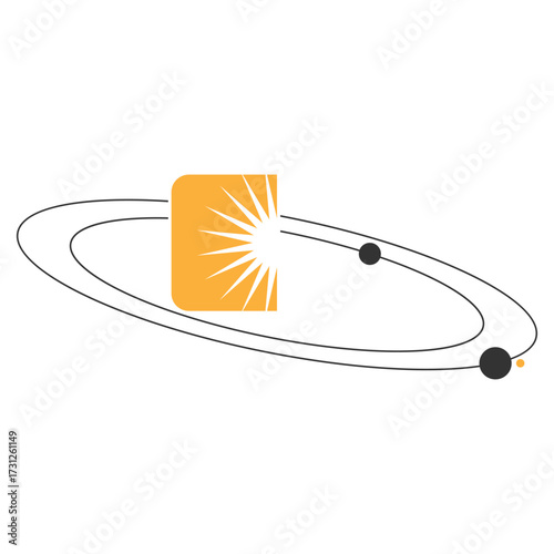 Solar system icon design
