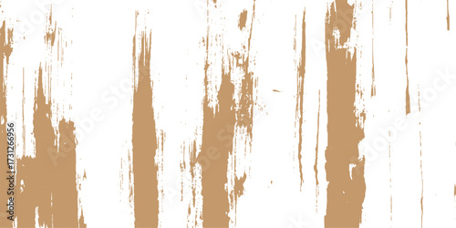 An old, weathered grunge wood wall texture with peeling paint provides a vintage brown backdrop