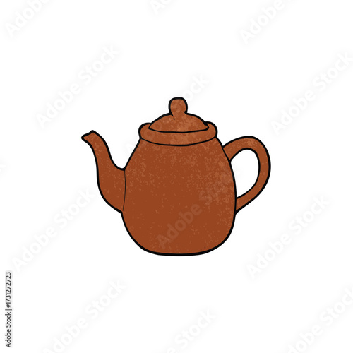 teapot isolated on white