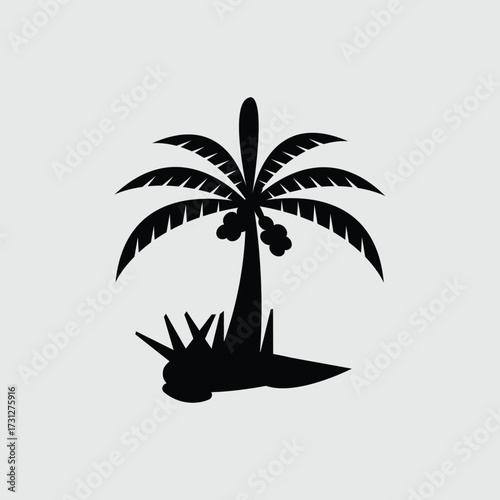 palm trees silhouette