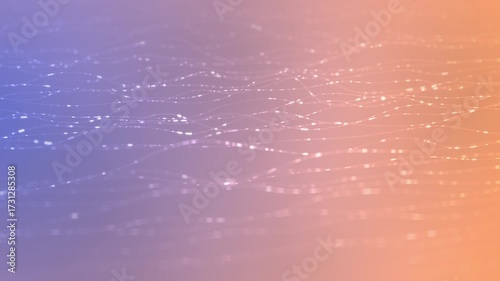 Abstract Flowing Light Streaks on Gradient Background Video