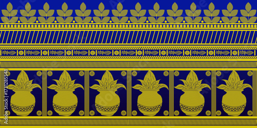 beautiful graphic saree design and this sari design is in Indian style which is for textile fashion industry and it can be used as wallpaper backdrop and website bg this style is originated in india 