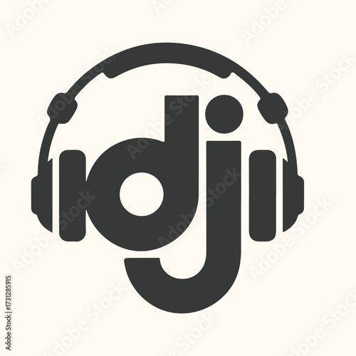 Vector art of a classic dark gray wingback armchair with a white cushion, casting a subtle shadow on a light beige background, representing comfort and traditional home decor