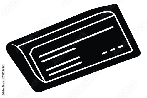 checkbook vector icon illustration design