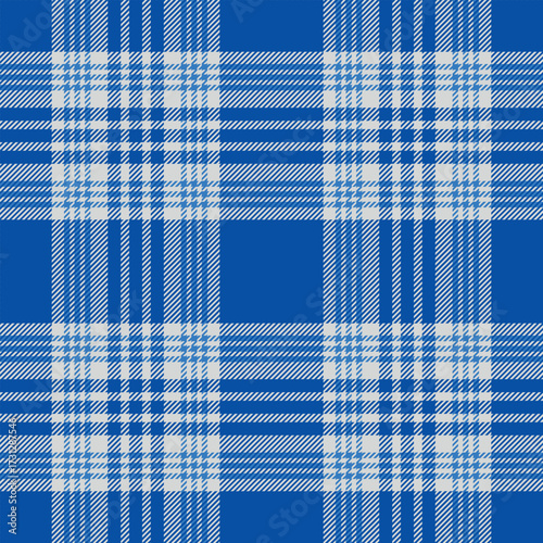 Checkered design for prints. Seamless blue,white color check pattern.Repeating patern plaid.  Repeated tartan fabric.Ekose texture. Madras flannel.Vector scottish fabriс.Checker line.Stripe gingham