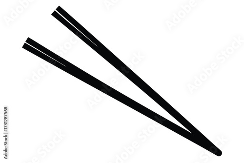 chopsticks vector icon illustration design