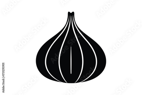 garlic vector icon illustration design