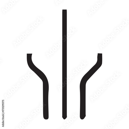 Technology Network Concept Featuring Three Node Connection Vector Illustration
