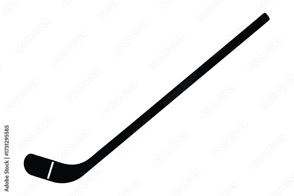 Naklejka premium hockey stick vector icon illustration design