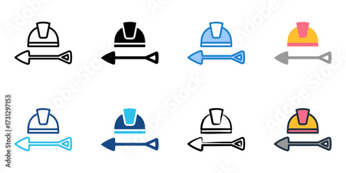 Fieldwork icon set multiple style collection 
