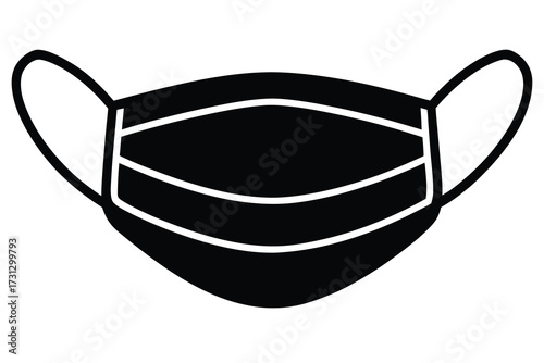 mask medical vector icon illustration design