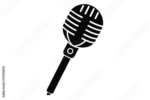microphone vector icon illustration design
